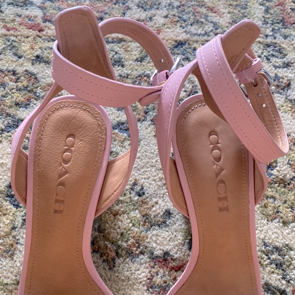 Coach Pink Paige Studded Sandal Heel size 7 - NWOT - Picture 15 of 15